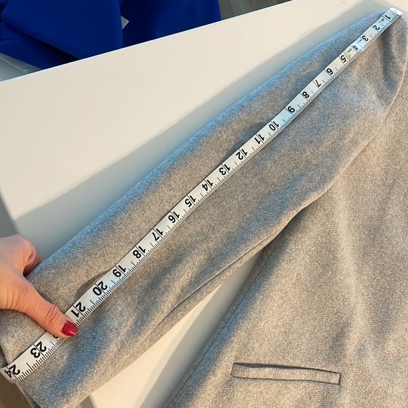 Express Grey wool pea coat XS - Picture 10 of 12